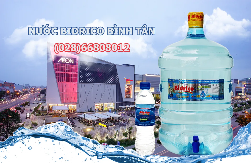 Đại lý nước Bidrico Bình Tân